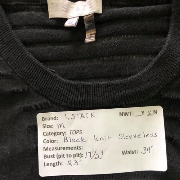 1. State Tank medium with back stripes - Picture 2 of 3